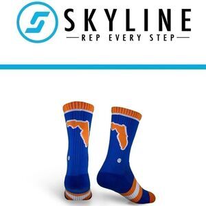 Skyline "Florida" Athletic Crew Socks